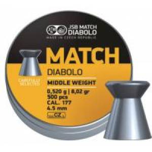 Diabolo Match Middle weight 4,51mm 500ks