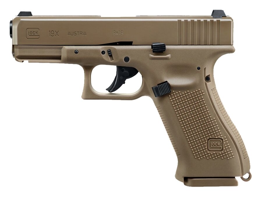 Pištoľ CO2 GLOCK 19X (blowback), kal. 4,5mm BB