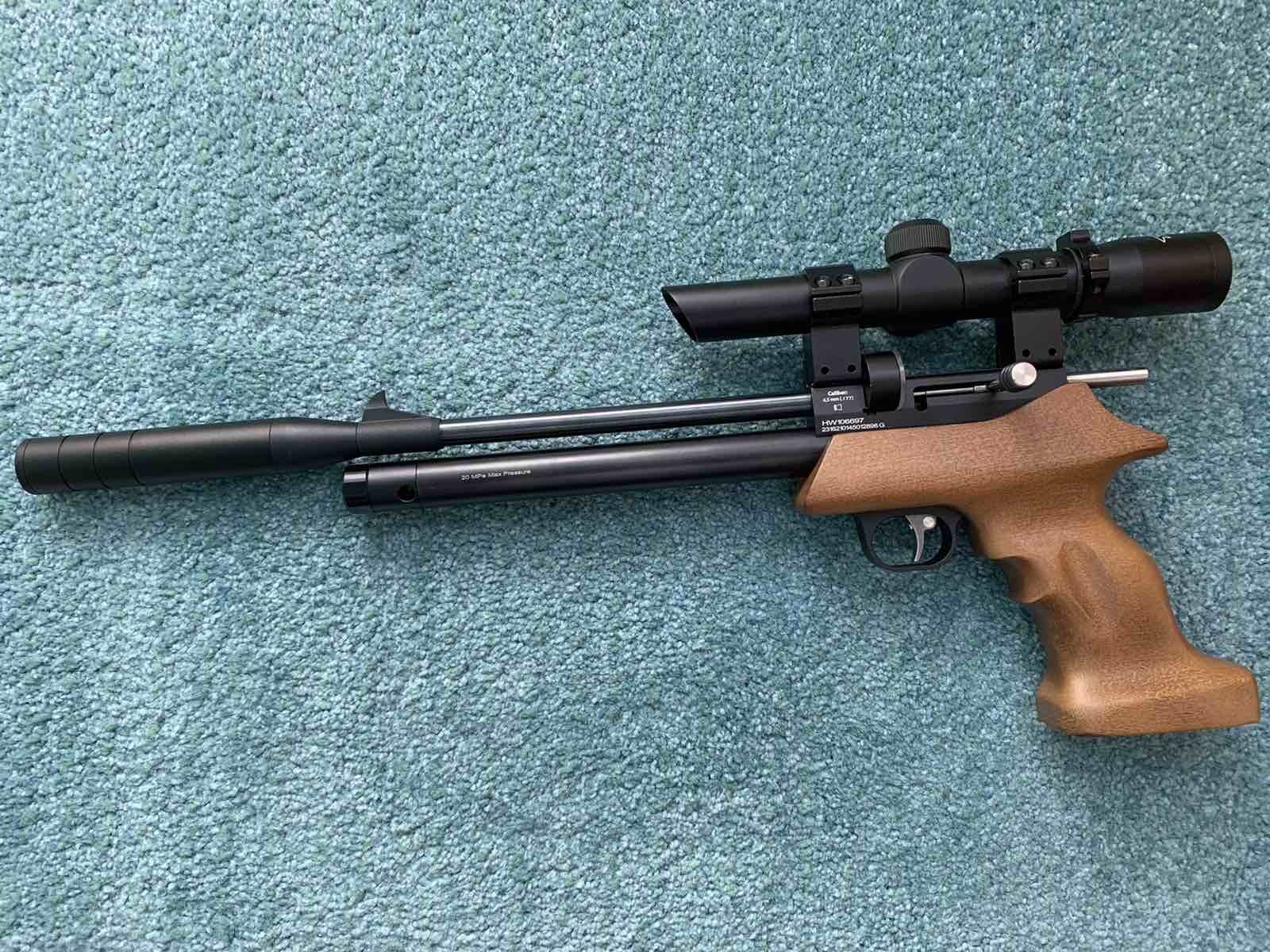 Puškohľad Walther pištolový 2x20 s weaver montážou