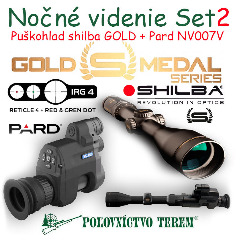 Puškohlad shilba GOLD + Pard NV007V