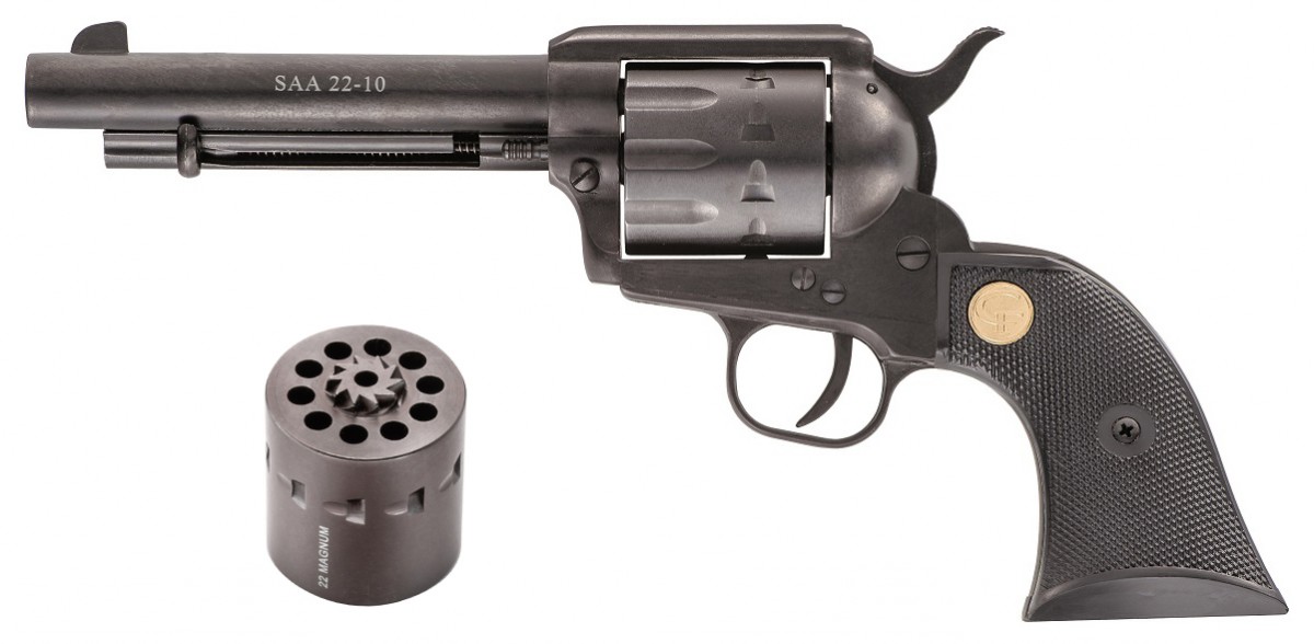 Chiappa SAA 22-10 Dual Cylinder, kal. .22LR/.22WMR, 4,75