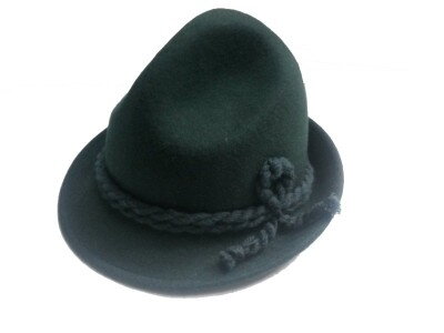 Detský klobúk  zelený  tmavý