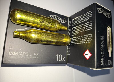 Bombičky CO2 12g Walther Special, 10 ks