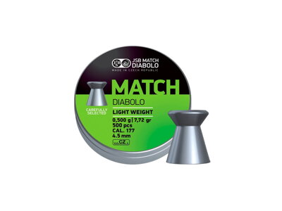 JSB Match Light weight 4,50mm 0,500g 500ks