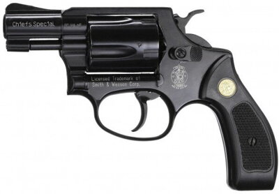 Plynový revolver S&W Chiefs Special čierny, kal. 9mm