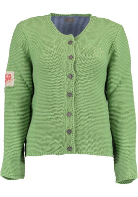 Dámsky pletený sveter svetlo zelený 
