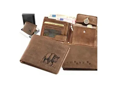 Kožená peňaženka diviak