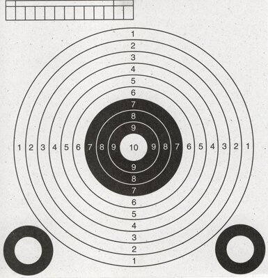 Terče vzduchovkové 138x145mm, 1000ks