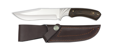 Poľovnícky nož s koženým púzdrom ALBAINOX 32274
