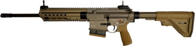 HK MR308 A3 16,5&quot;, kal. .308Win., RAL8000, Slim-Line HKey Handguard