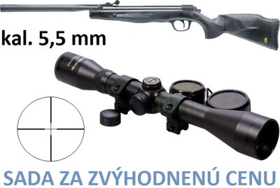 Vzduchovka Browning X-Blade, kal. 5,5mm s puškohľadom NMC440