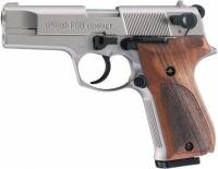 Plynová pištoľ Walther P88 Compact nickel/wood, kal. 9mm PA