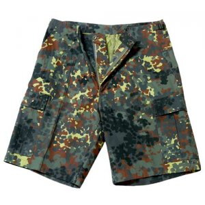 Nohavice BDU - short MFH BW flek