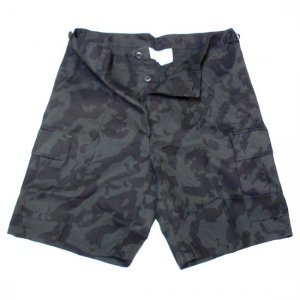 Nohavice BDU short R/S MFH - night camo