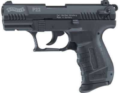 Plynová pištoľ Walther P22 čierna, kal. 9mm PA