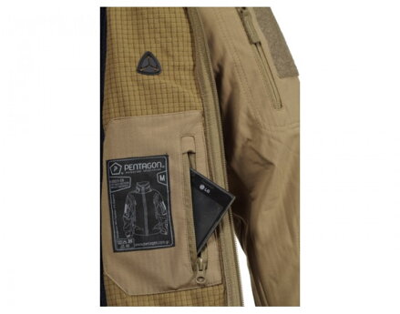Bunda Softshell "PENTAGON" ARTAXES Level V - coyote