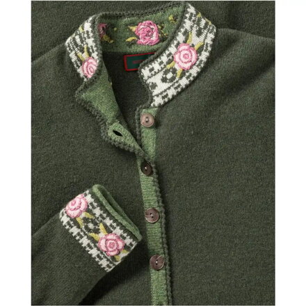 Dámsky poľovnícky sveter - výšívaný dlhý