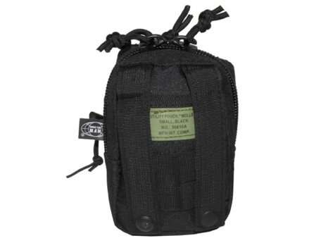 Kapsička na opasok "MOLLE" viacúčelová MFH 30610A - čierna