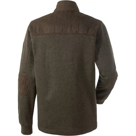 Moderná fleecová bunda zelená