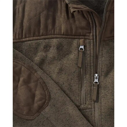 Moderná fleecová bunda zelená