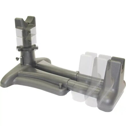 Stojan na nastrelenie a čistenie zbrane 