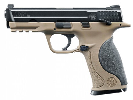  Pištoľ CO2 Smith & Wesson M&P40 TS FDE, kal. 4,5mm BB