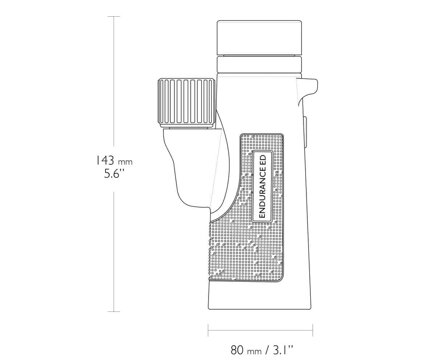 HAWKE  Endurance ED Monoculár 8x42 (Green)