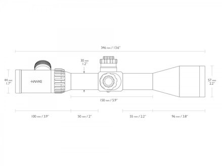 HAWKE Airmax 30 SF 3-12x50 (AMX IR)
