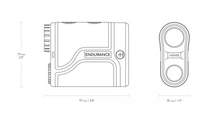 HAWKE Dialkomer Endurance 1500 – Laser Range Finder (1500m)