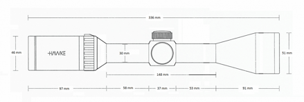 HAWKE Endurance 30 WA IR 1.5-6x44 (L4A Dot)