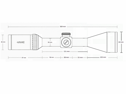 HAWKE Endurance 30 WA SF IR 6-24x50 (LR Dot 16x)