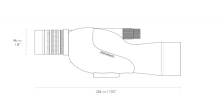 HAWKE Endurance ED Compact Monoculár 12-36x50 (Straight)