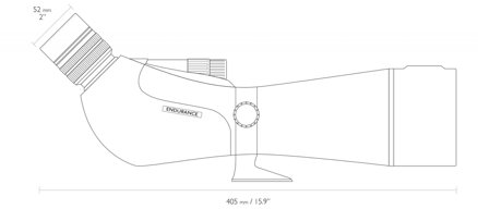 HAWKE Endurance Monoculár 16-48x68
