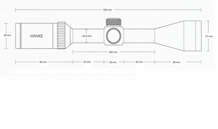HAWKE Vantage 3-9x50 (30/30 Duplex)