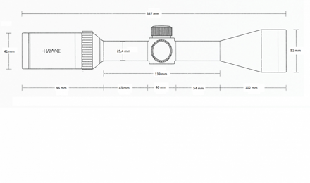 HAWKE Vantage SF 3-12x44 (Half Mil Dot)