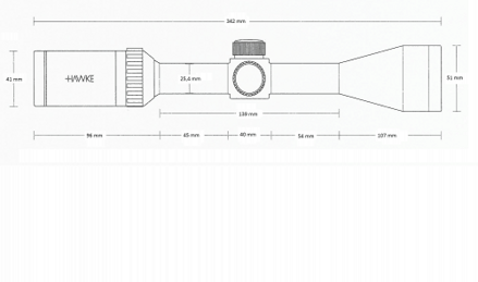 HAWKE Vantage SF 4-16x44 (Half Mil Dot)