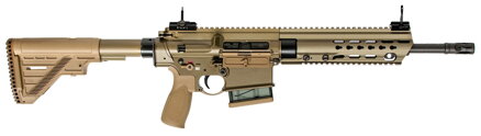 HK MR308 A3 13", kal. .308Win., RAL8000, Slim-Line HKey Handguard HK MR308 A3 13", kal. .308Win., RAL8000, Slim-Line HKey Handguard