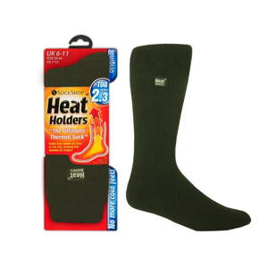 Ponožky Heat Holders - termo izolačné - zelené