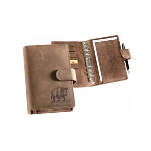 Kožený diár s poľovníckym motivom