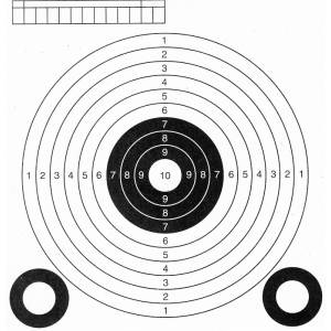 Terče vzduchovkové 138x145mm, 500ks