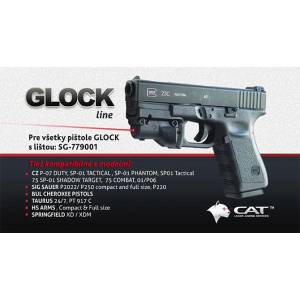 Laserový zameriavač  pre všetky modely GLOCK s lištou a iné