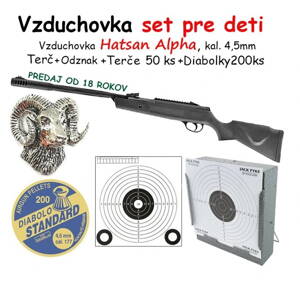 Vzduchovka set pre deti