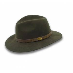Poľovnicky klobúk zelený 100% VLNA