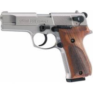 Plynová pištoľ Walther P88 Compact nickel/wood, kal. 9mm PA