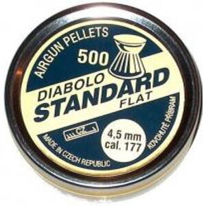 Diabolo STANDARD FLAT 500ks, kal. 4,5mm