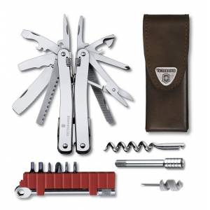 Victorinox 3.0239.L SwissTool Spirit Plus v koženom puzdre