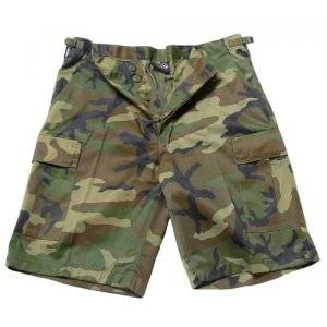 Nohavice BDU - short MFH woodland