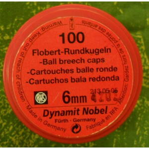 Flobertkový náboj RWS 6 mm ME 150ks